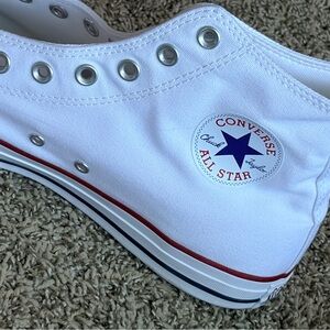 Converse White and Blue All Star Sneakers
